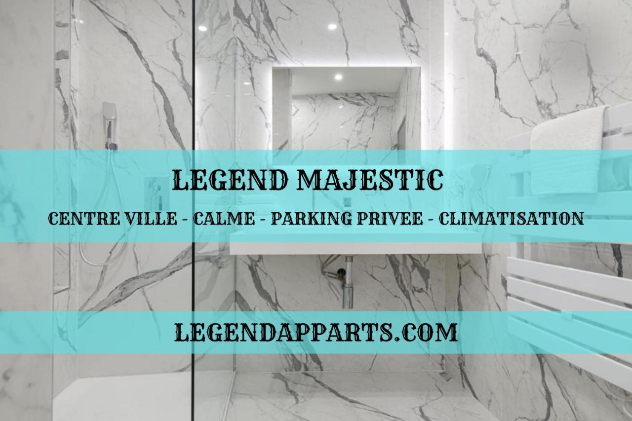 Legend Majestic - Parking Prive Gratuit- Climatisation - Gare - Centre Ville Mâcon Екстериор снимка